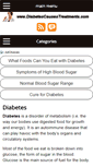 Mobile Screenshot of diabetescausestreatments.com